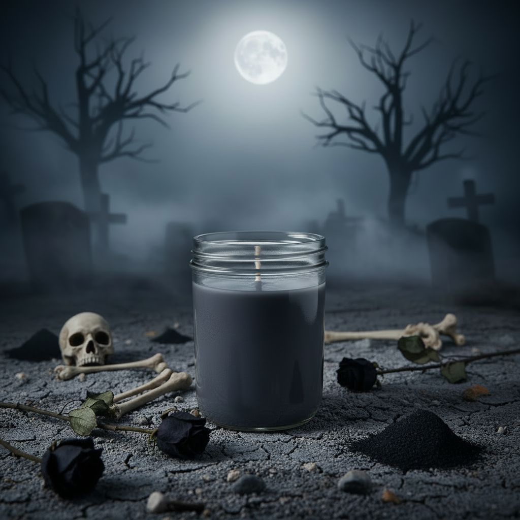 Death Horseman - 8oz Style 2 Mason Jar (No Ring)