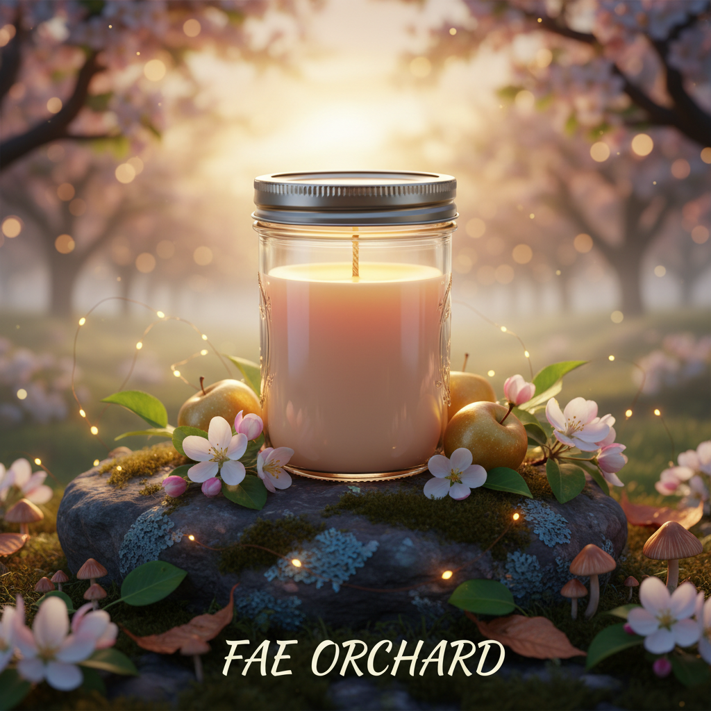 Fae Orchard - 8oz Style 2 Mason Jar