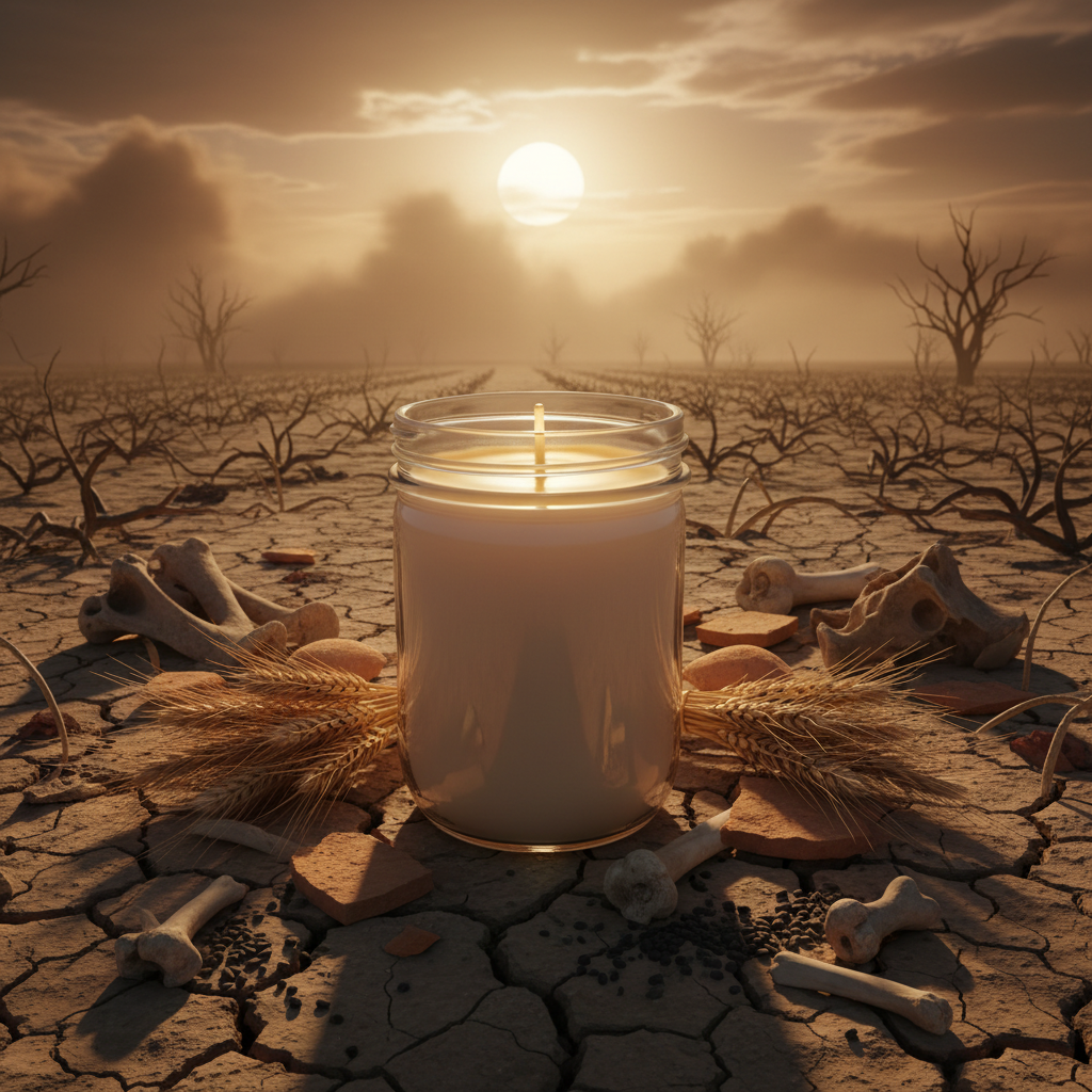 Famine Horseman - 8oz Style 2 Mason Jar (No Ring)