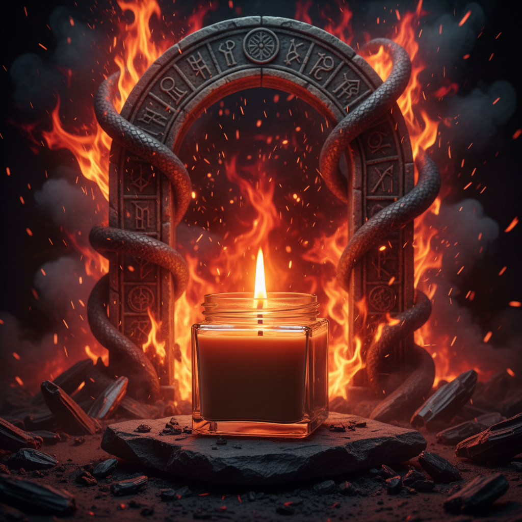 Hell's Gate - Square Jar