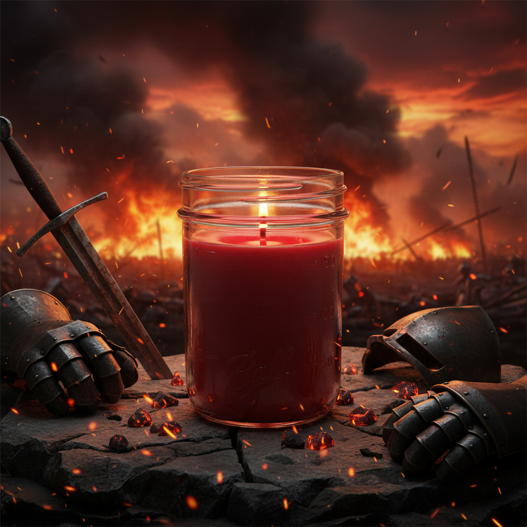 War Horseman - 8oz Style 2 Mason Jar